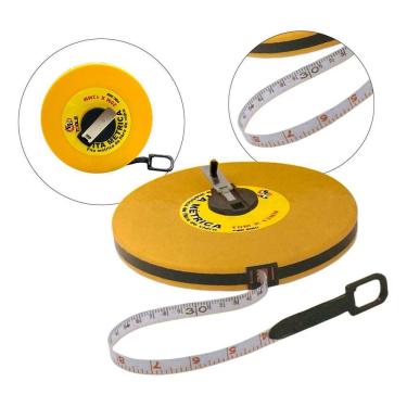 Imagem de Trena Fita Métrica 50m X 13mm Ideal Para Construção E Uso Doméstico