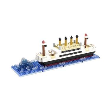 Imagem de Kit De Montagem De Blocos De Construção Titanic, Brinquedo De Montagem