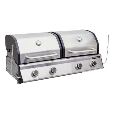 Imagem de Churrasqueira Americana A Gas Embutir 4 Queimadores Inox