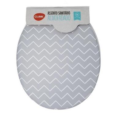 Imagem de Acento Sanitário Almofadado Estampado Confortável Tampa de Privada Uni