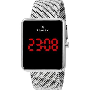 Imagem de Relógio Champion Feminino Digital Prata Ch48180t