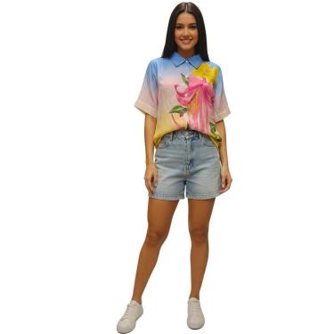 Imagem de Camisa Farm Rio Floral Lena-Feminino