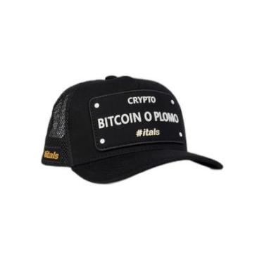 Imagem de Boné Bitcoin Preto-Unissex