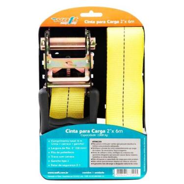 Imagem de Cinta para Carga Waft com Catraca 2"X6.0m 2" 1 Peça 6242