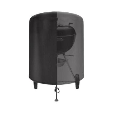 Imagem de Capa Impermeável Redonda Para Churrasqueira Weber 57cm - Acessório Par