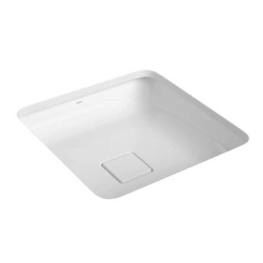 Imagem de Cuba de Embutir Quadrada Deca 45x45cm Branco Slim L.31040.17