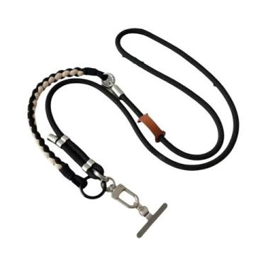 Imagem de Cordão Antifurto Ajustável Para Celular Com Gaxeta Metálica Para Pulso