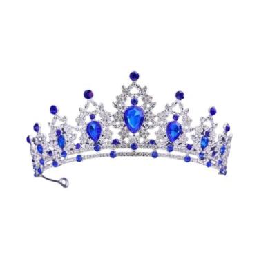Imagem de Tiara De Cristal Para Mulheres, Acessório Luxuoso Para Casamento E Cel