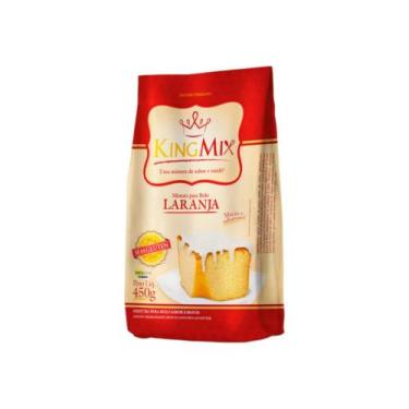 Imagem de Mistura para Bolo Laranja King Mix 450g Sem Glúten Sem Lactose