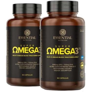 Imagem de Kit 2x Super Ômega 3 Tg Essential Nutrition 90 Cápsulas Cada-Unissex