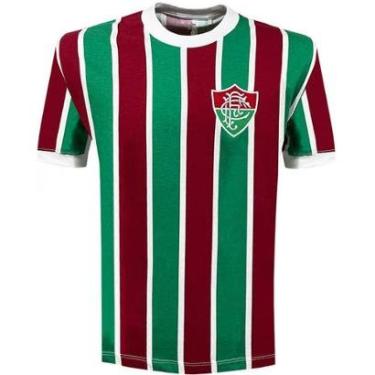 Imagem de Camisa Fluminense Retrô 1975 Listrada Masculina-Masculino