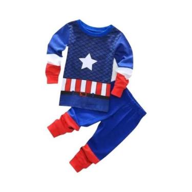 Imagem de Conjunto De Pijamas Infantis Do Homem-Aranha Hulk, Pijamas De Desenho 