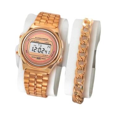 Imagem de Relógio Esportivo Digital LED Unissex F91W, Não Impermeável, Pulseira 