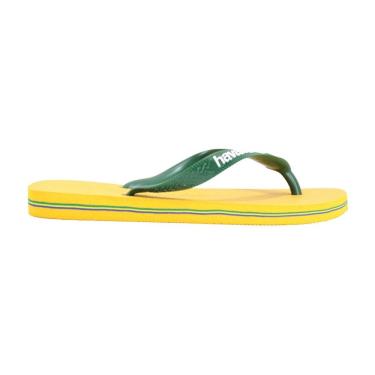 Imagem de Chinelo Havaianas Brasil Logo Amarelo