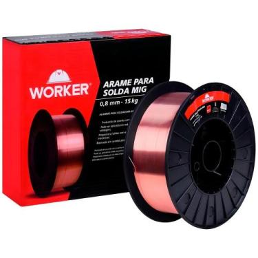 Imagem de Arame de Solda MIG 0,8mm com 15kg 09158 Worker
