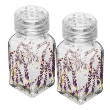 Imagem de Conjunto 2 Porta Temperos e Sal Provence 70ml Vidro - Lyor