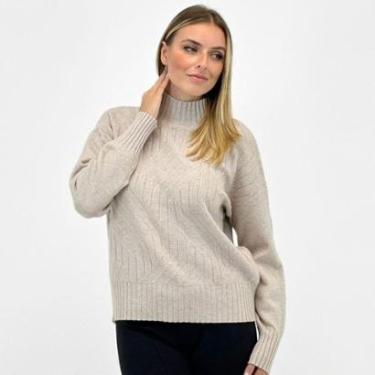 Imagem de Blusa Facinelli Tricot Gola Alta Manga Longa Feminina-Feminino