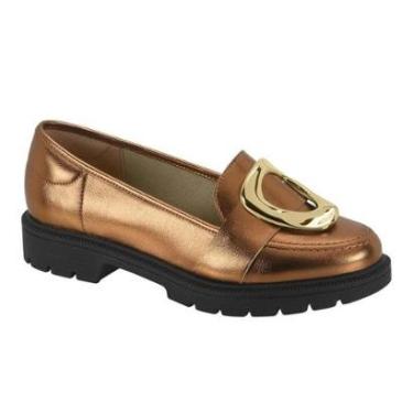 Imagem de Sapato Beira Rio Casual Mocassim Tratorado Fivela Metal 14283-Feminino