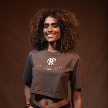 Imagem de CROPPED FLAMENGO CONQUISTA FEMININO MARROM/GG-Feminino