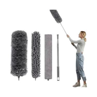 Imagem de Espanador Eletrostático Retrátil Leve Com Cabo Longo Para Limpeza De V