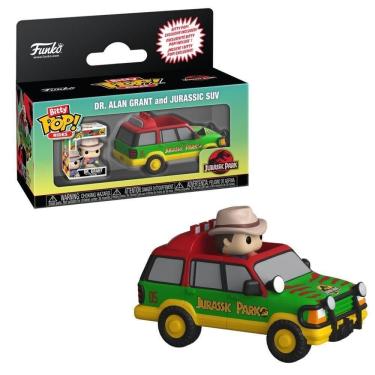 Imagem de Bitty Pop! Rides Jurassic Park Dr. Alan Grant E Jurassic Suv
