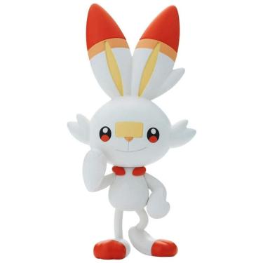 Imagem de Kit de modelo Bandai Pokémon Scorbunny Quick para montar sem cola, com 20 peças em plástico