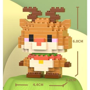 Imagem de Blocos de Montar Infantis W1502-10 Brinquedo Educativo em Plástico ABS Ecológico Acabamento Suave OEM