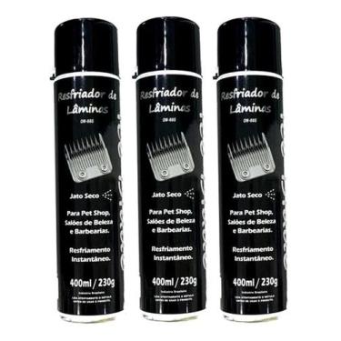 Imagem de Resfriador Lâminas Máquina Barbear Tosa Ice Blade 400ml 3un.