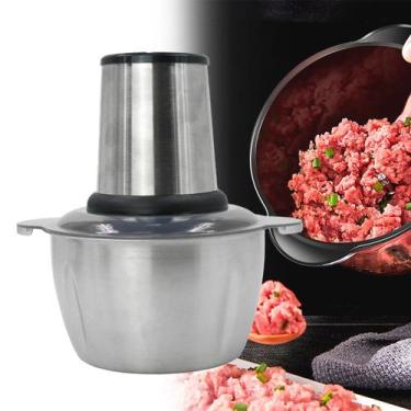 Imagem de Triturador Alimentos Carne Legumes Verdura Eletrico 2L Aço Inox Profis
