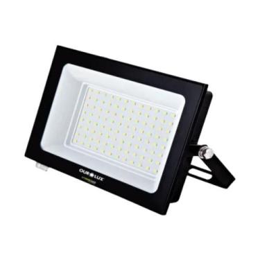 Imagem de Refletor LED Preto com Sensor de Luminosidade 50W 6500K 02853 Ourolux