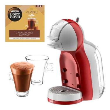 Imagem de Kit Cafeteira Expresso Arno Dolce Gusto Mini Me Vermelha 127V 2 Xícara