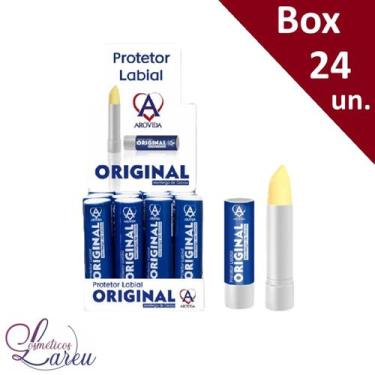 Imagem de "Box Protetor Labial Manteiga de Cacáu (24 unidades) - Arovida