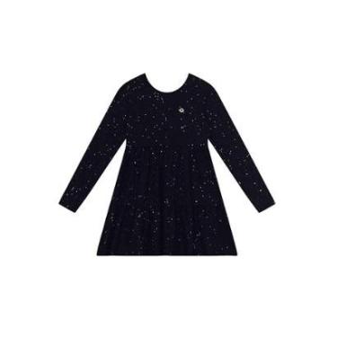 Imagem de Vestido infantil menina em cotton com glitter Brandili-Feminino