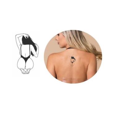 Imagem de Tatuagem temporária morena biquini sexy girl - 3i