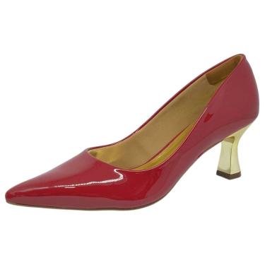 Imagem de Sapato Scarpin Feminino Elegante Bico Fino Conforto Cacci