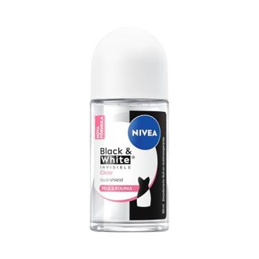 Imagem de NIVEA Desodorante Antitranspirante Roll On Invisible Black & White Clear 50ml - Proteçã...