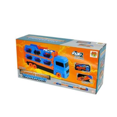 Imagem de Caminhão Cegonheira Transport  Dm Toys