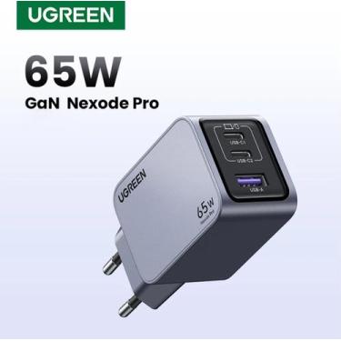 Imagem de Carregador rápido UGREEN Nexode Pro 65W GaN suporta Samsung Super Fast