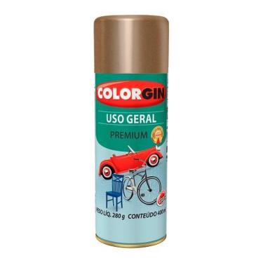 Imagem de Tinta Spray Metálica Uso Geral Grafite Executivo 5710 Secagem Rápida 400ML Colorgin