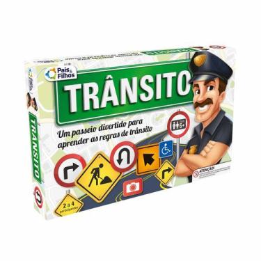 Imagem de Jogo de Tabuleiro Estratégico Trânsito - 30 Peças - Pais e Filhos