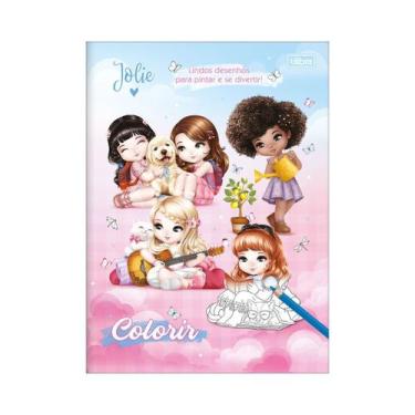 Imagem de Livro de Colorir Tilibra Jolie 200mm x 275mm