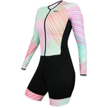 Imagem de Macaquinho Manga Longa Feminino Sportxtreme Comfort Artiste, Rosa, G