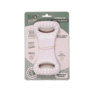 Imagem de Brinquedo Mordedor Natural Grande Biobone P Cães S/ Plástico Cor Branc
