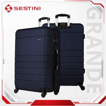 Imagem de Mala Grande 23kg Sestini Super Espaçosa e ABS Resistente Para Despacha
