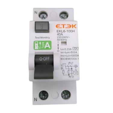 Imagem de IDR TIPOA 40A PARA PROTEÇÃO DE WALLBOX CARREGADOR VEICULAR