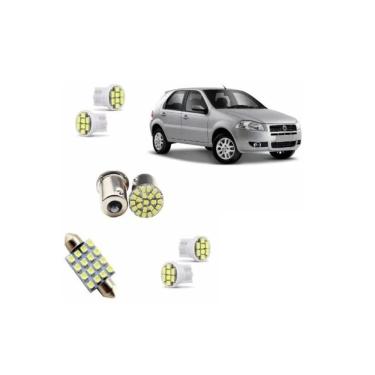 Imagem de Kit Lampadas Led Fiat Palio 2008 2009 2010 2011 2012 2013