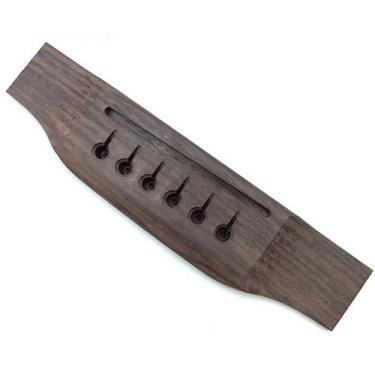 Imagem de Cavalete De Madeira Para Violão Aço - Jacarandá Premium