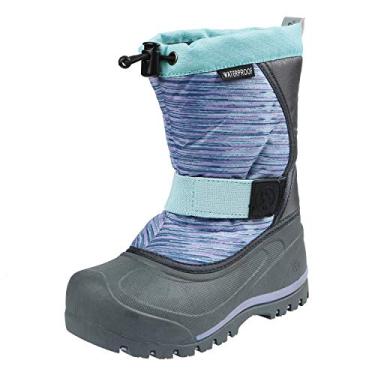 Imagem de Northside Zephyr Bota impermeável para clima frio (bebê/criança pequena/criança grande), água/lilás, 7 Medium US Toddler