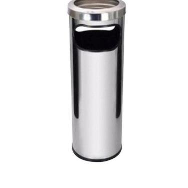 Imagem de Cinzeiro Lixeira Com Coletor De Bituca Inox C18A