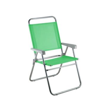 Imagem de Cadeira De Praia Aluminio Sun Plus Verde